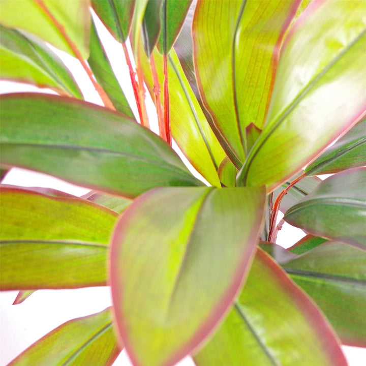 LeafLeafKunstpflanze im Topf, 100 cm, gross, LEAF-7298, 100 cm Grosses Blatt Dracaena, 100 Cm Grosse