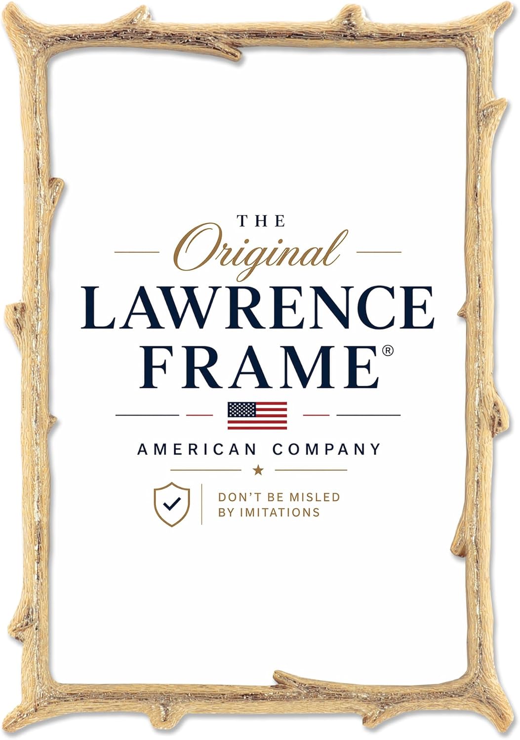 Lawrence Frames Bilderrahmen, goldfarben, 10 x 15 cm 10 x 15 cm gold, 10 x 15 cm gold