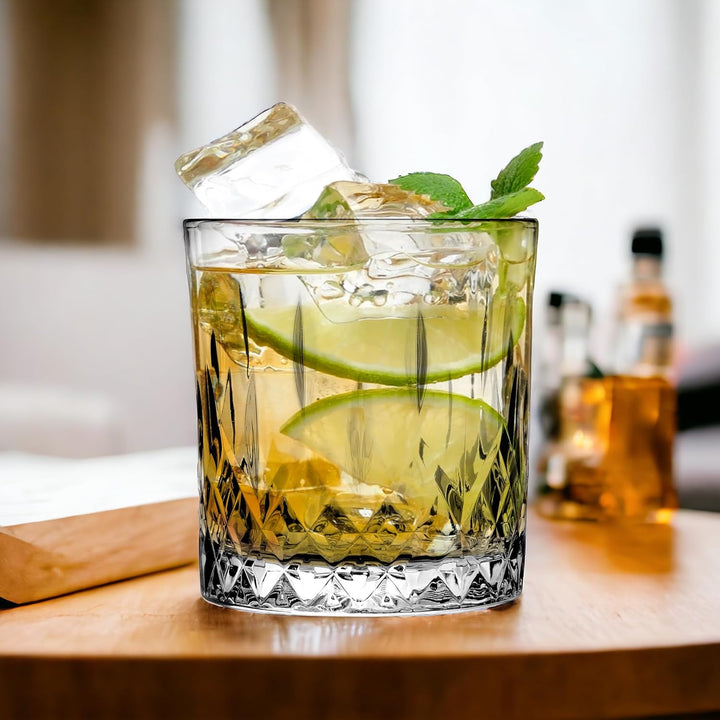 Kristallgläser Set 300 ml - 6 Stück Gläser für Longdrink und Cocktail - Wassergläser - aus Kristallg