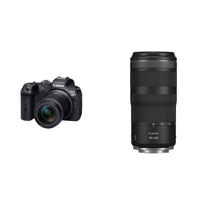 Canon EOS R7 Kamera spiegellose Camera + RF-S 18-150mm F3.5-6.3 is STM Objektiv & Objektiv RF 100-40