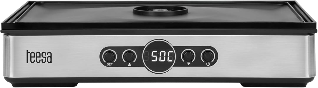 Teesa Pilztrockner Gemüse Obst Leistung 400W 5 Klar Sit LCD Display Thermokreislauf Temperaturregelu