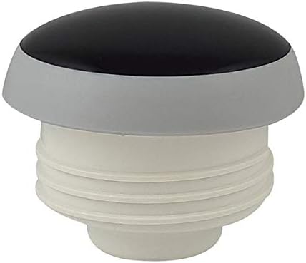 Helios Isolierkanne Wave, 1,5 Liter, Kunststoff, schwarz, Drehverschluss, spülmaschinenfest Schwarz