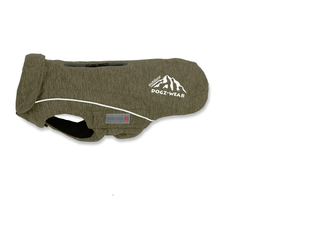 WOLTERS Fleecejacke Dogz-Wear, Grösse:52 cm, Farbe:braun meliert 52 cm braun meliert, 52 cm braun me