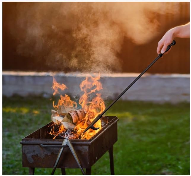 Kaminzange Kaminholzzange, Feuerholzzange,Kaminbesteck Innen Brennholzzange, für Lagerfeuer Kaminöfe