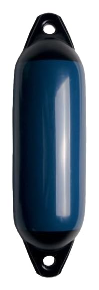 Seilflechter - Aufblasbarer Langfender - Fender für Boot oder Yacht Navyblau Ø 210 mm; Länge: 620 mm
