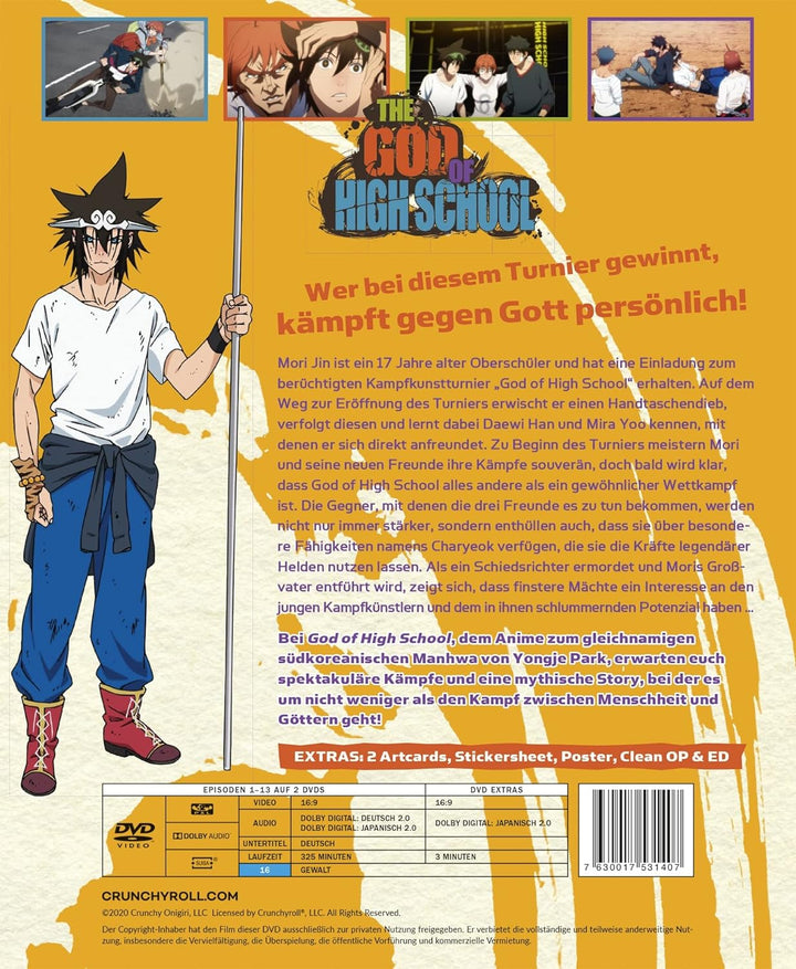 The God of High School - Gesamtausgabe - [DVD], DVD
