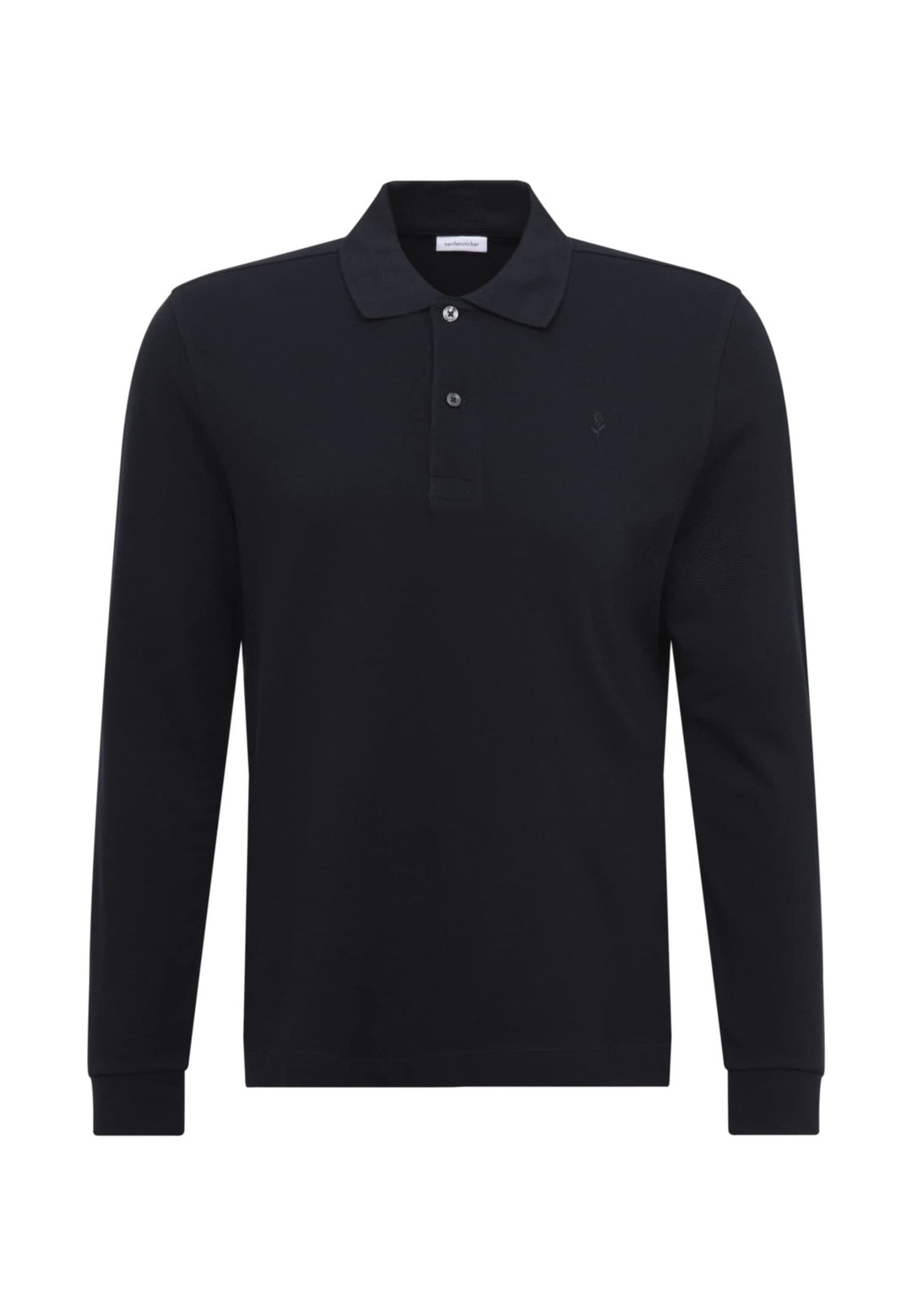 Seidensticker Herren Slim Fit Poloshirt Langarm Polo Shirt S Dunkelblau, S Dunkelblau