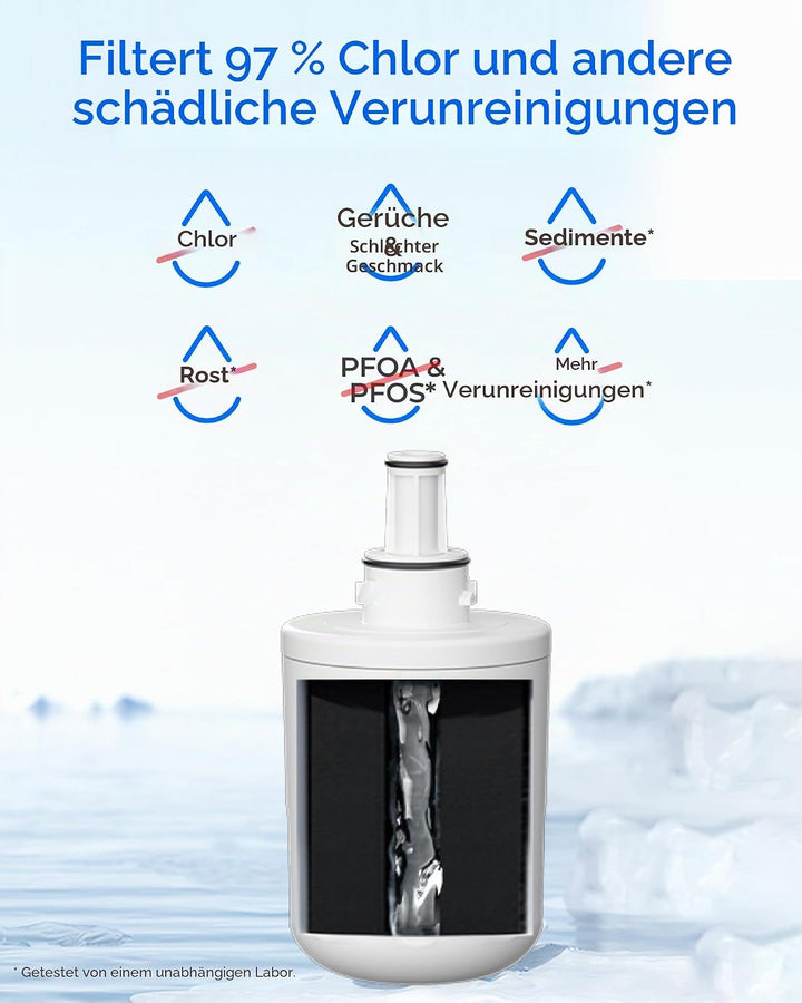 Waterdrop DA29-00003G Kühschrank Wasserfilter, Ersatz für Samsung AquaPure Plus DA29-00003G, DA29-00