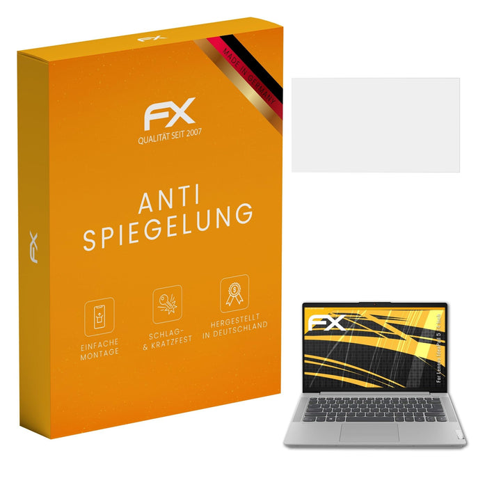 atFoliX Panzerfolie kompatibel mit Lenovo IdeaPad 5 14 Inch Schutzfolie, entspiegelnde und stossdämp