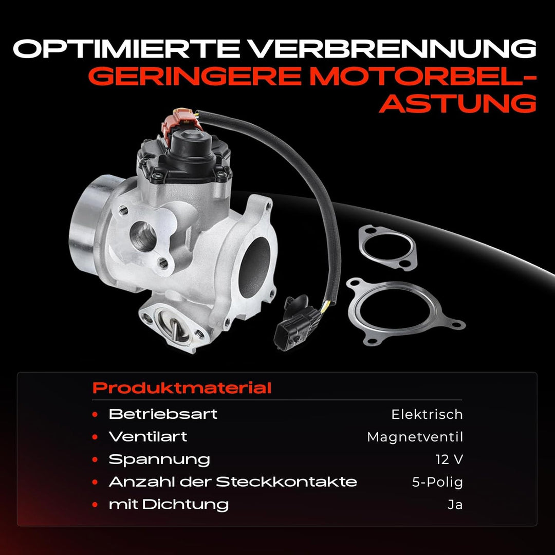 AGR-Ventil für Interstar X70 Primastar X83 Moo E9 Vivaro E7 Master II ED Trafic II EL 2.5L Diesel 20