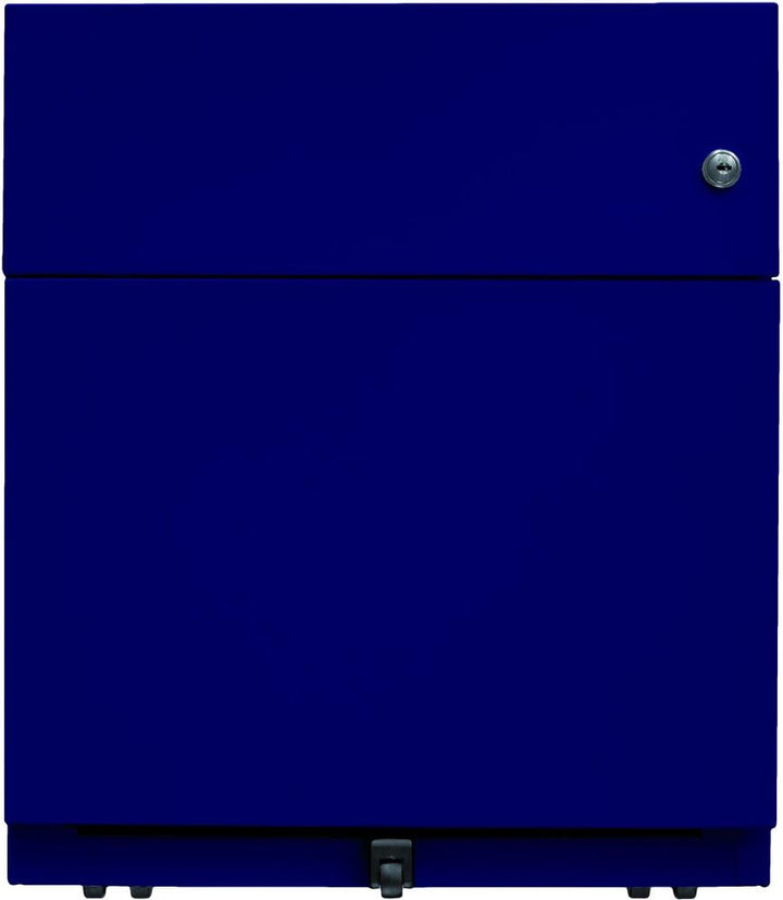 BISLEY Rollcontainer Note mit Griffleiste, 1 Universalschublade, 1 HR-Schublade, Metall, 639 Oxfordb
