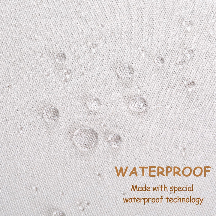 WAITER TREE Tischdecke Leinen Tischdecke Lotuseffekt Tischtuch Abwaschbar Tischdecke Eckig Tischwäsc