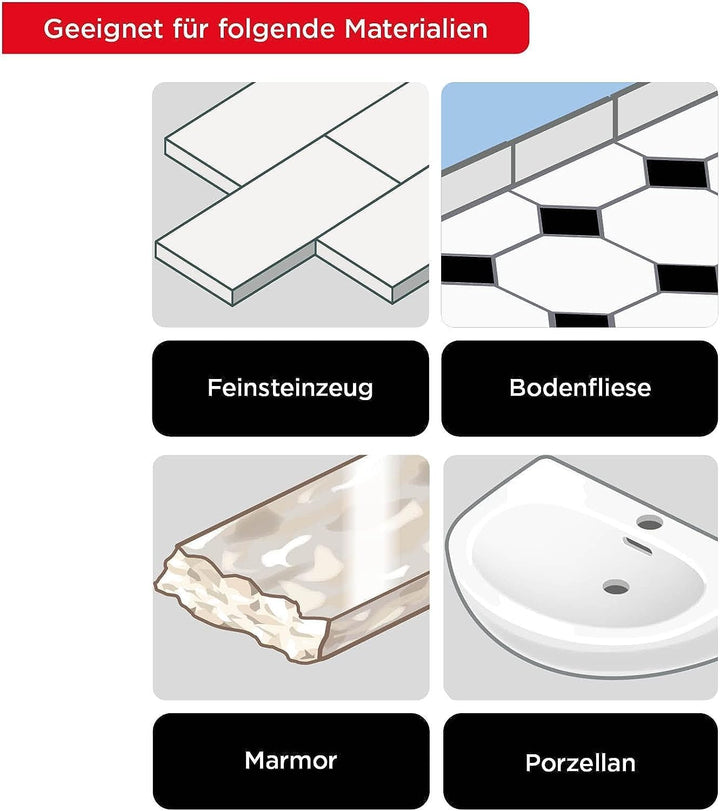 kwb Stichsägeblätter für Fliesen und Keramik aus flexiblem, schwarz lackiertem HCS-Stahl, diamantbes