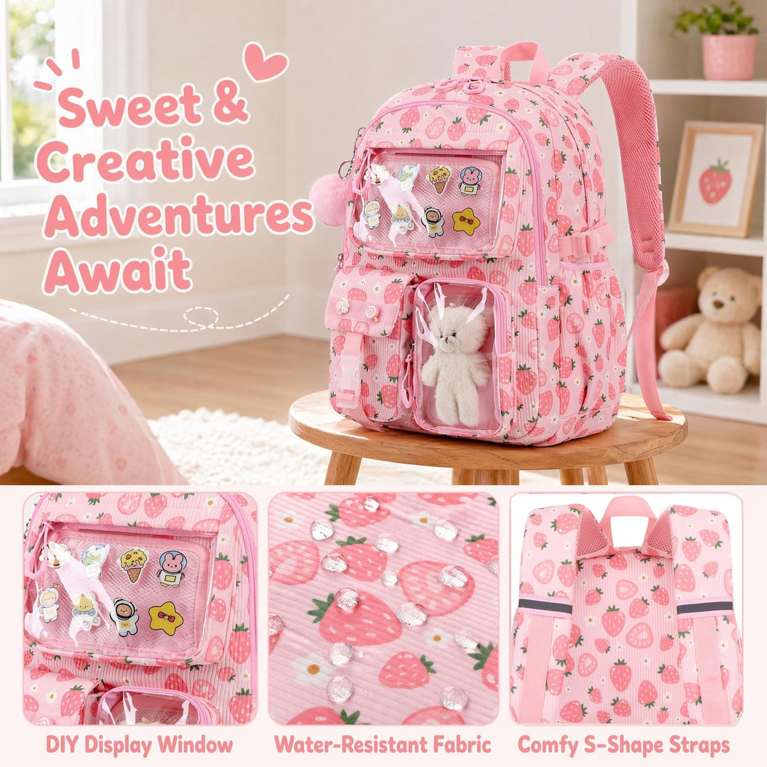 Jumpopack Schulrucksack Mädchen Grundschule Ita Rucksack Set für Teenager Mädchen Schultaschen-Set f