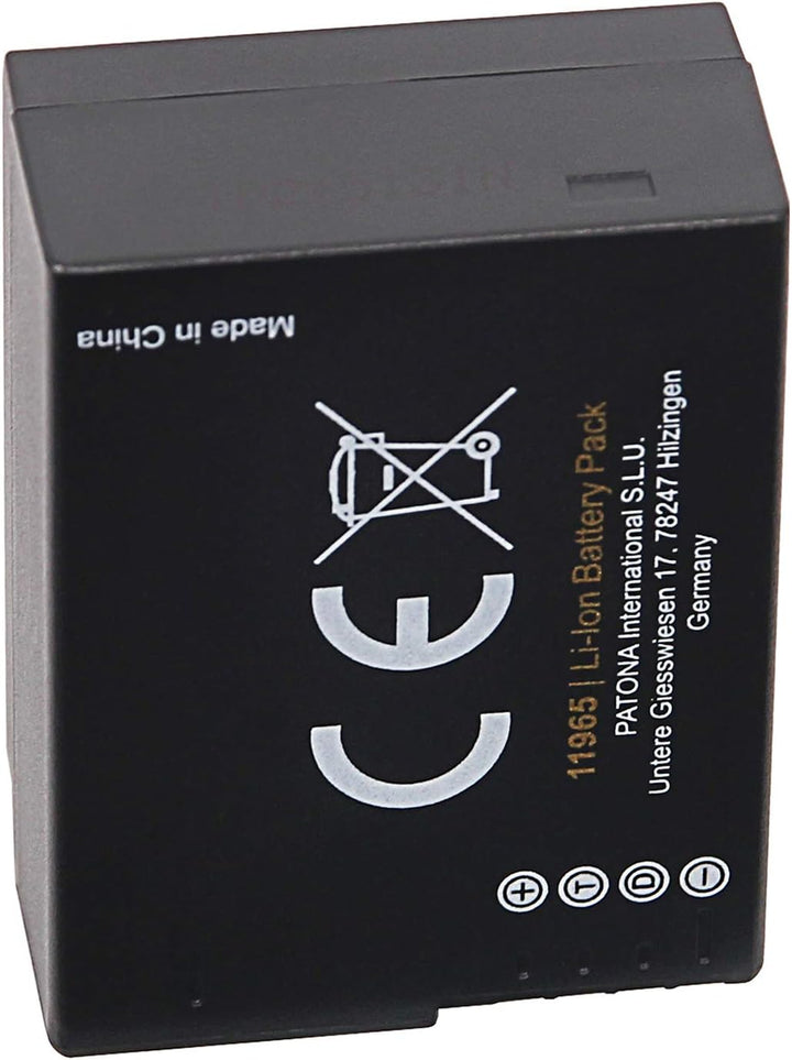 PATONA (2X) Protect V1 DMW-BLC12 E Akku (1100mAh) mit NTC-Sensor und V1 Gehäuse 2x DMW-BLC12 Protect