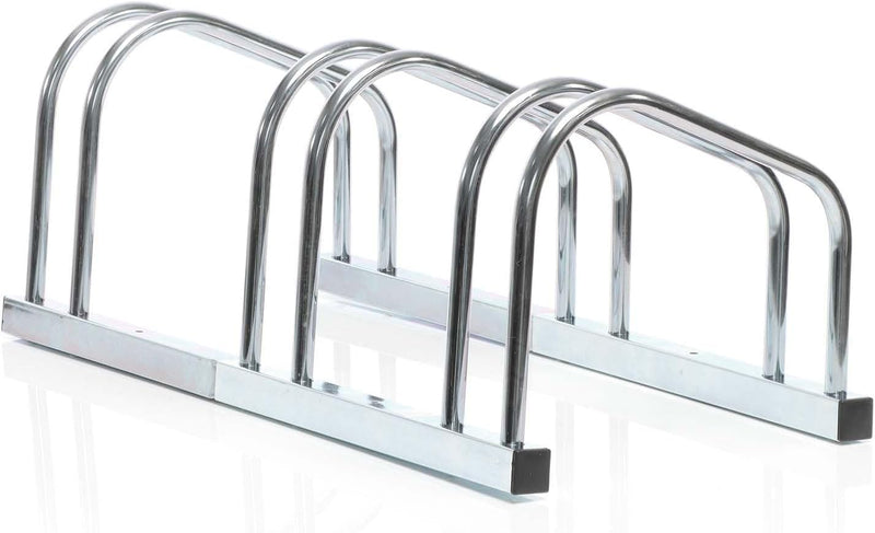 Toboli Fahrradständer für 3 Fahrräder 70,5x32x26cm aus verzinktem Stahl für drinnen und draussen gee