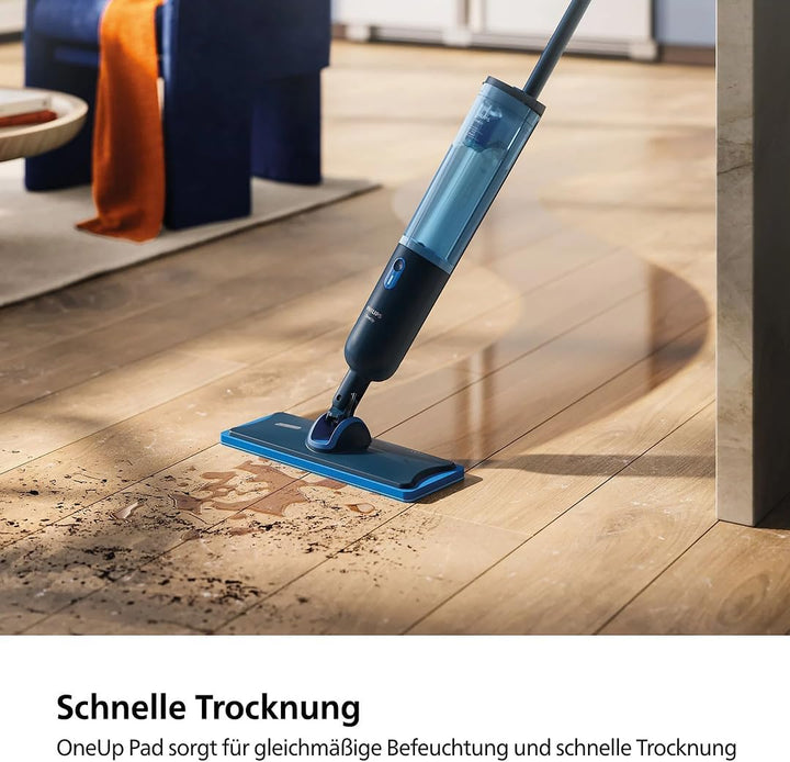 Philips OneUp 3000 Series elektrischer Wischmopp - 2X sauberere Böden², 2X schnelleres Wischen, kabe