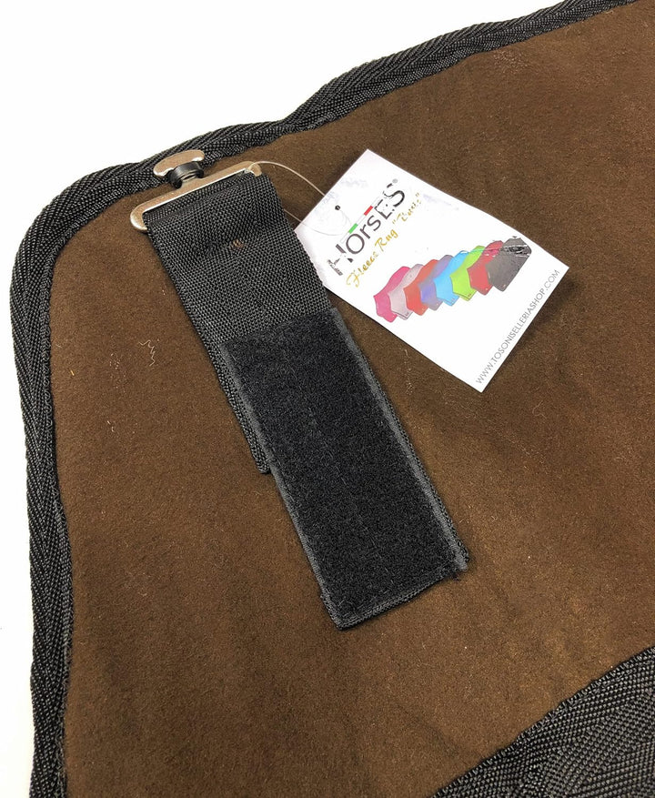 Horses, Fleece Pferdedecke, Basismodell, weich und bequem, ideal für Transport und Feierabend, Gröss