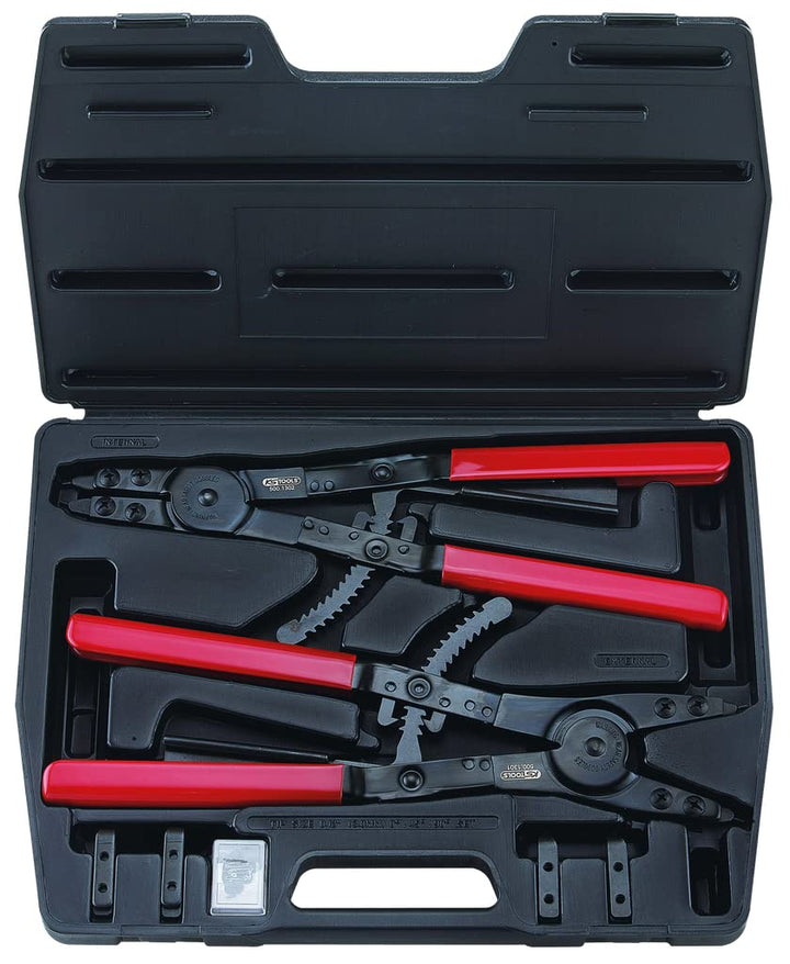 KS Tools Plastic 500.1302 Sicherungsringzange mit austauschbaren Spitzen