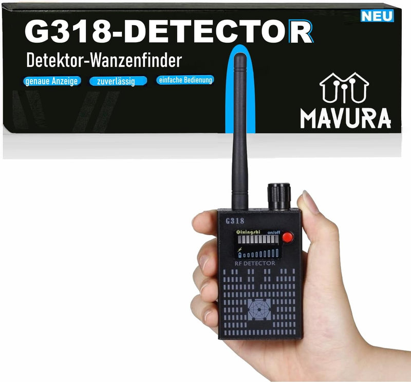 G318-DETECOR Super-Detektor G318 Tracker GPS Wanzen Detektor GPS-Tracker (Wanzenfinder Funk Handy Sm