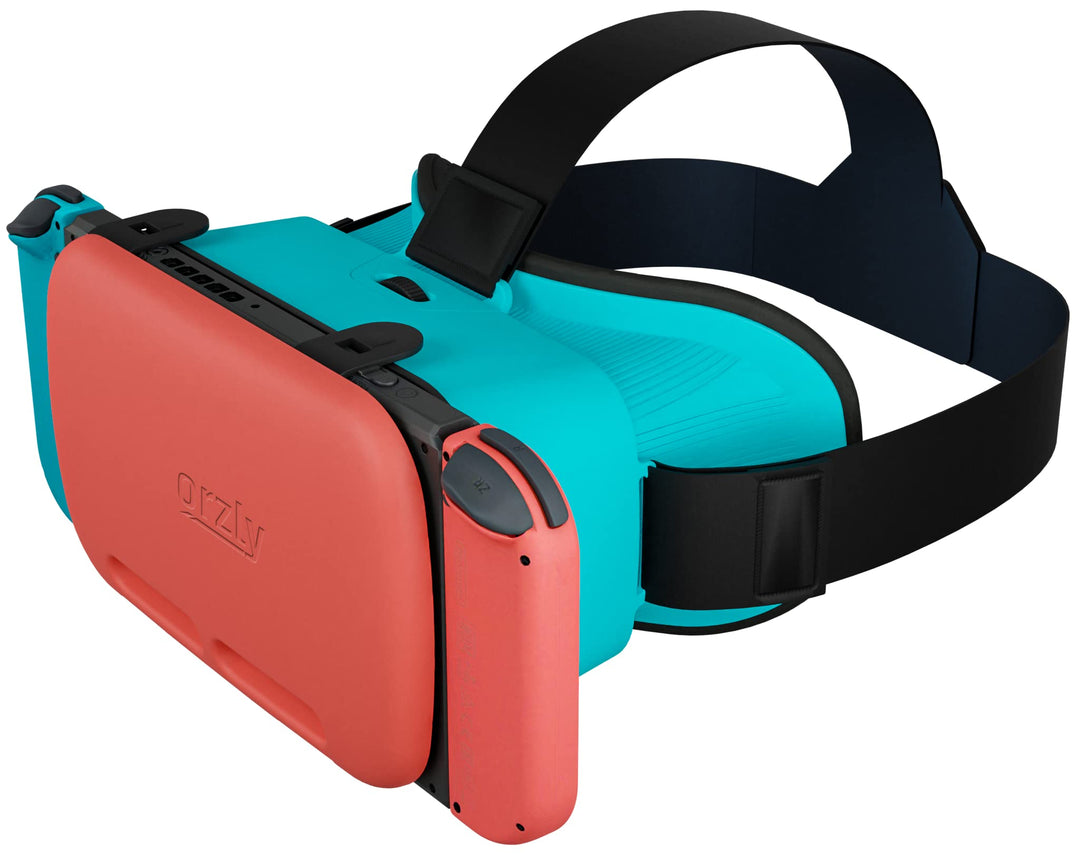 Orzly VR-Headset für Nintendo Switch und Switch-OLED-Konsole mit verstellbarem Objektiv für EIN Virt