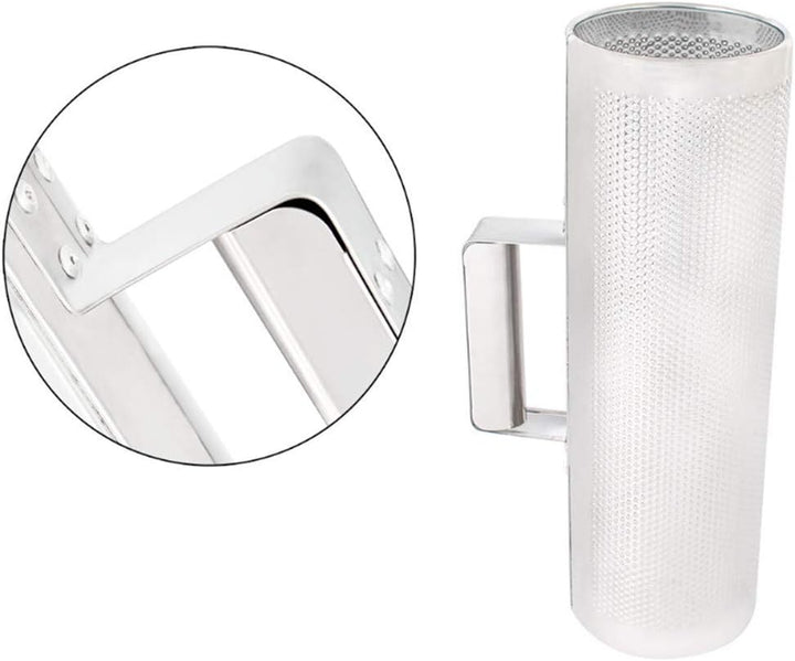 Towwoo 12" x 4" Edelstahl Guiro Shaker Musical Latin Percussion Instrument Training Tool mit Schaber