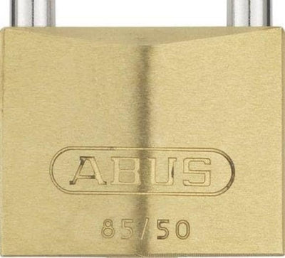 ABUS Vorhängeschloss Messing 85/50HB127 gl.-2745 - gleichschliessend und mit hohem Bügel - für Kelle