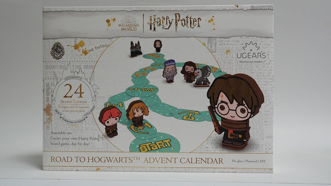 UGEARS Harry Potter Adventskalender 2025 – Road to Hogwarts Modellbausatz 3D holzpuzzle für Erwachse