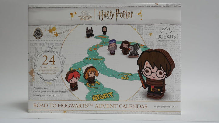 UGEARS Harry Potter Adventskalender 2025 – Road to Hogwarts Modellbausatz 3D holzpuzzle für Erwachse