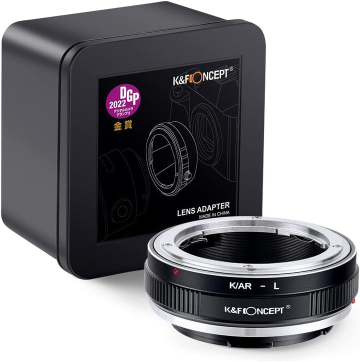 K&F Concept Objektivhalterungsadapter K/AR-L Manueller Fokus Kompatibel mit Konica AR-Objektiv auf L