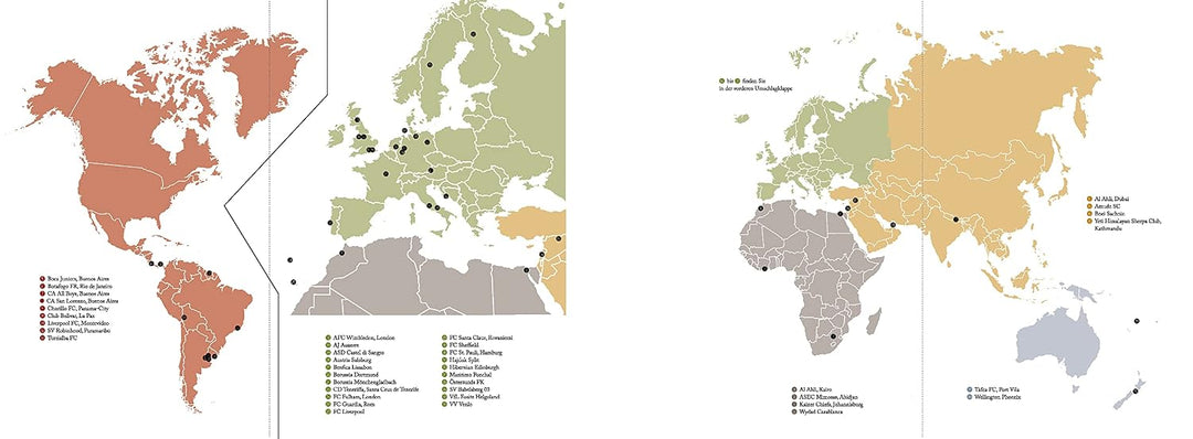 Die coolsten Clubs der Welt: 40 besondere Vereine rund um den Fussball-Globus, Taschenbuch