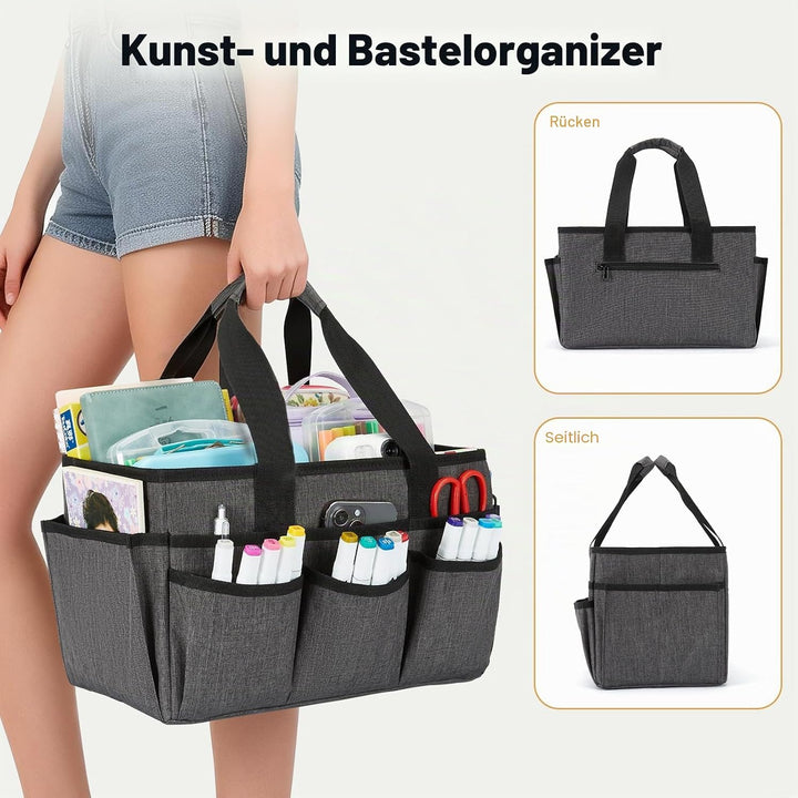 JOSIVIKY Basteltasche, Kunst-Organizer, Tragetasche, Reinigungsbedarf, Auto-Organizer für Werkzeugbe