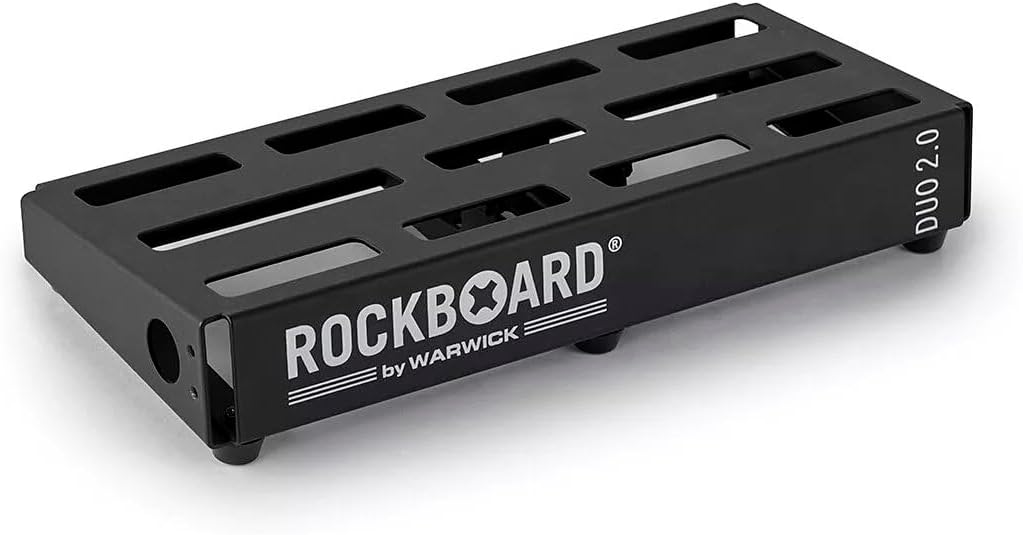 RockBoard DUO 2.0 Pedalboard with Gig Bag Schwarz, Schwarz