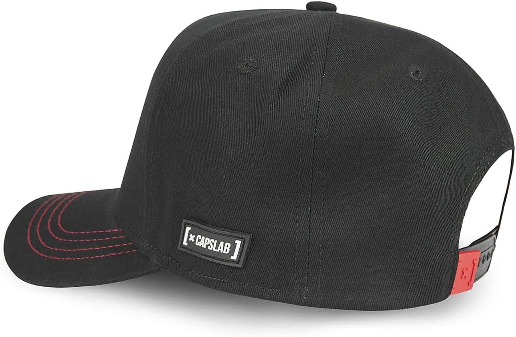 Tracker Kappe Herren 100% Baumwolle, Cap Herren, Nasa-Logo, Empfindliche Haut, Schwarz, Einheitsgrös
