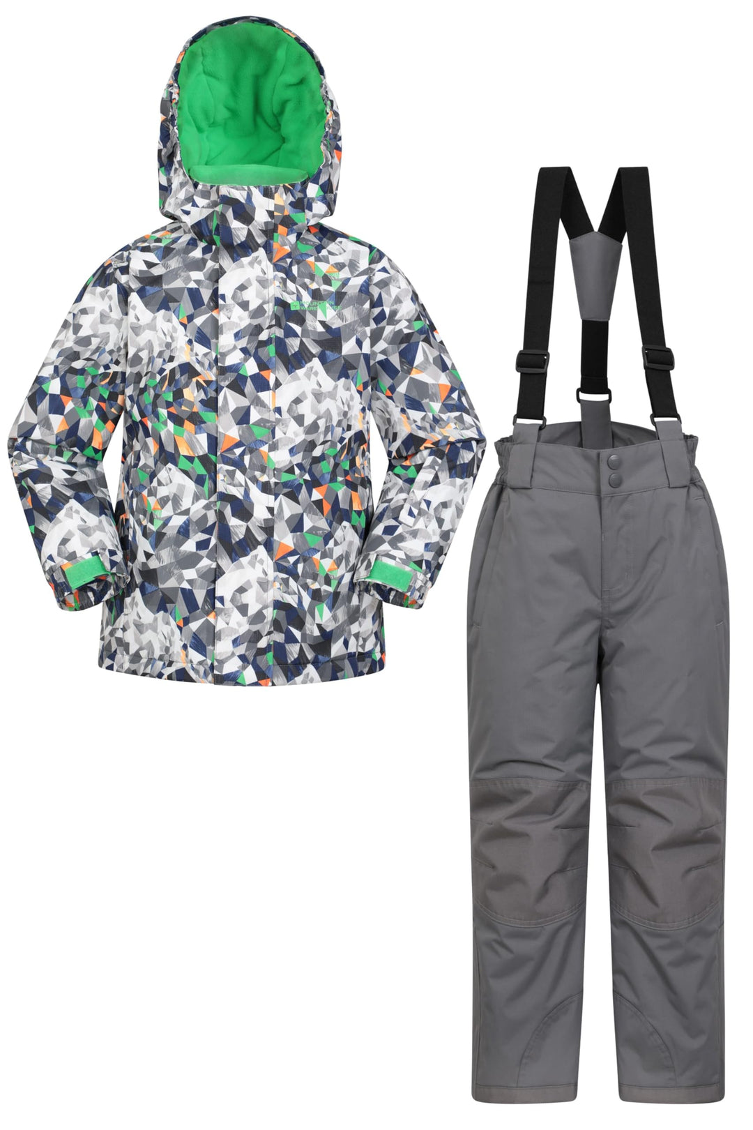 Mountain Warehouse Kinder-Ski-Set aus unisex Winterjacke und Hose - Zweiteiler für Winter und Schnee