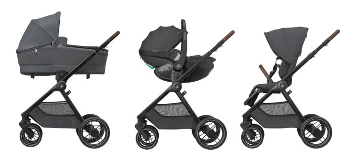 Maxi-Cosi Oxford Baby Kinderwagen, 0–4 Jahre, 0–22 kg, kompakt zusammenklappbar, Geräumiger Sitz, Sa