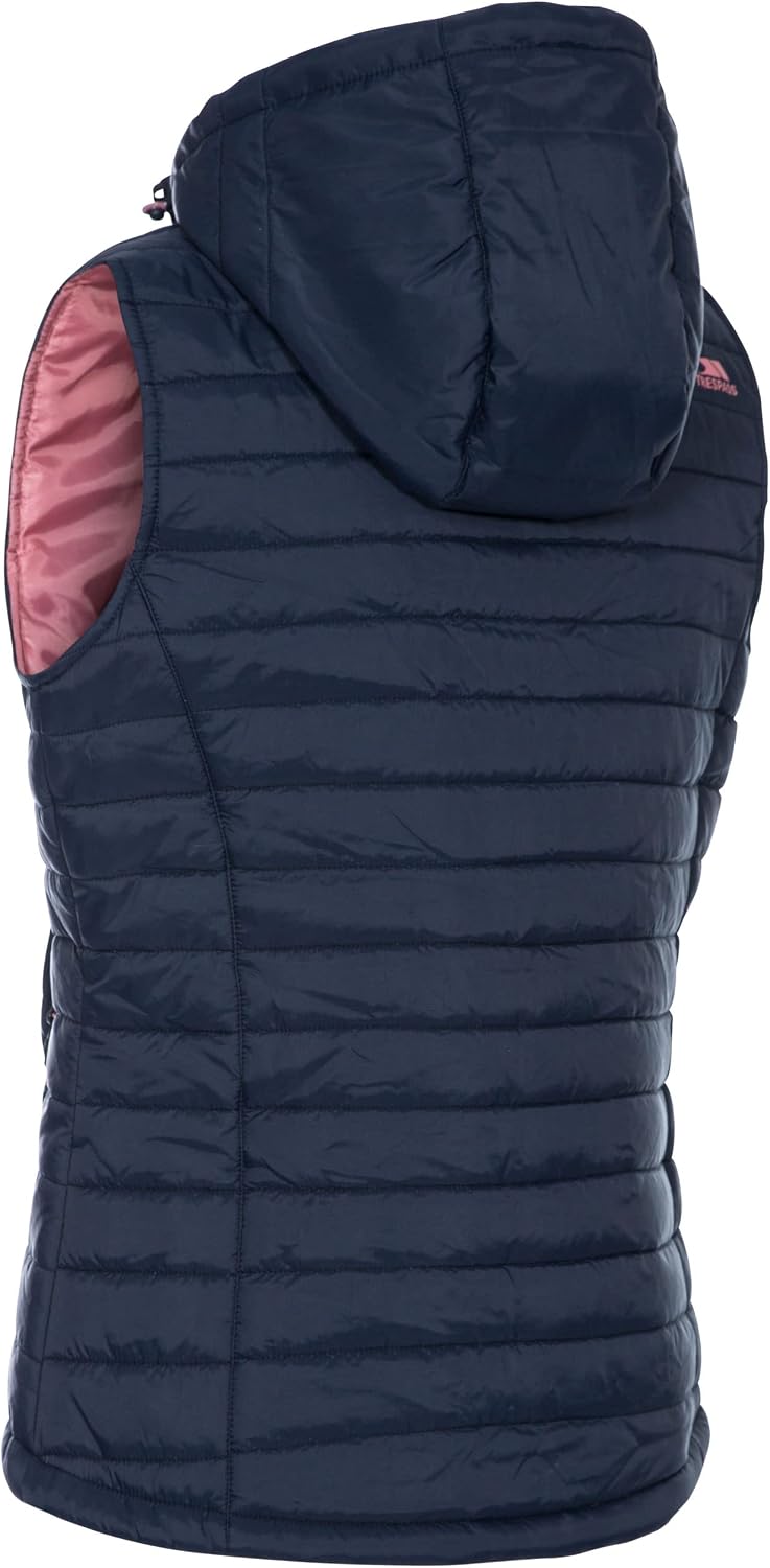 Trespass Damen Aretha Warme Gepolsterte Jacke Mit Abnehmbarer Kapuze (1er Pack) 16 Navy Dusty Rose,
