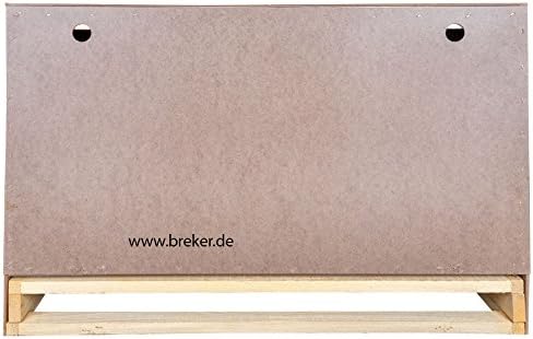 Legenest für Hühner 3er – gerade Unterteil-Variante | Abrollnest aus Holz mit Nestmatten & Auffangwa