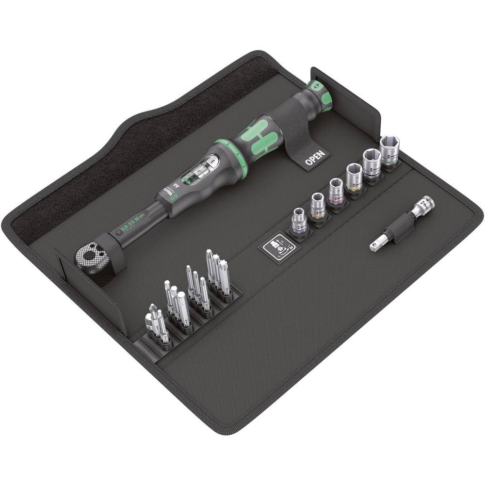 Wera 05130110001 Click-Torque A 6 Set 1 Drehmomentschlüssel-Satz Single, Single