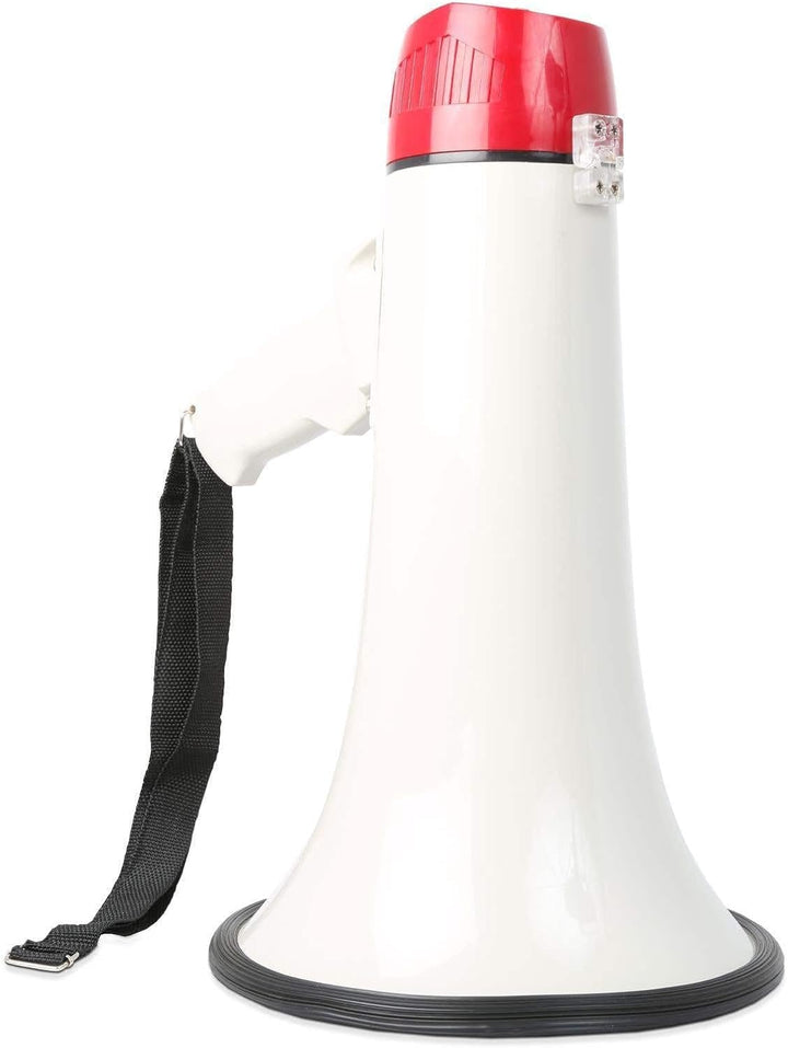 VONYX MEG040 Megafon mit Sirene und Aufnahmefunktion, 40 Watt lautes Megaphone, Party-Megafon, Sprac