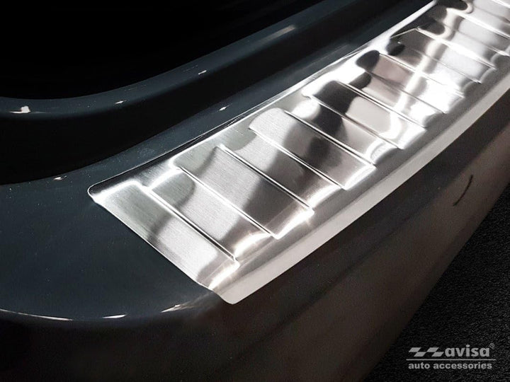 Avisa Edelstahl Heckstossstangenschutz kompatibel mit BMW 3er G21 Touring M-Paket 2018-2022 exkl. Sp