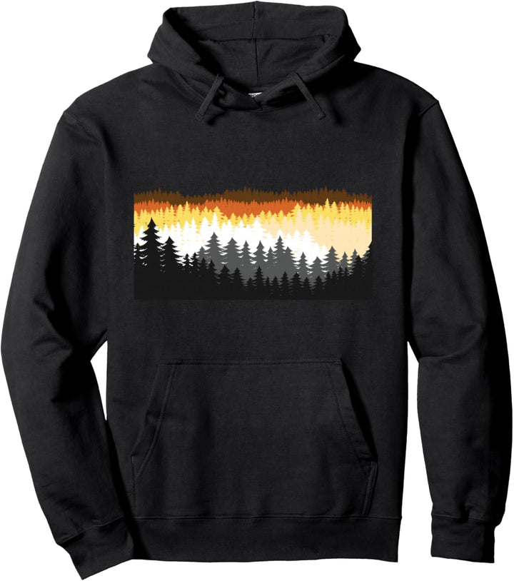 LGBTQ Bär für Gay Pride Month - Forest Tree Gay Bear Pullover Hoodie
