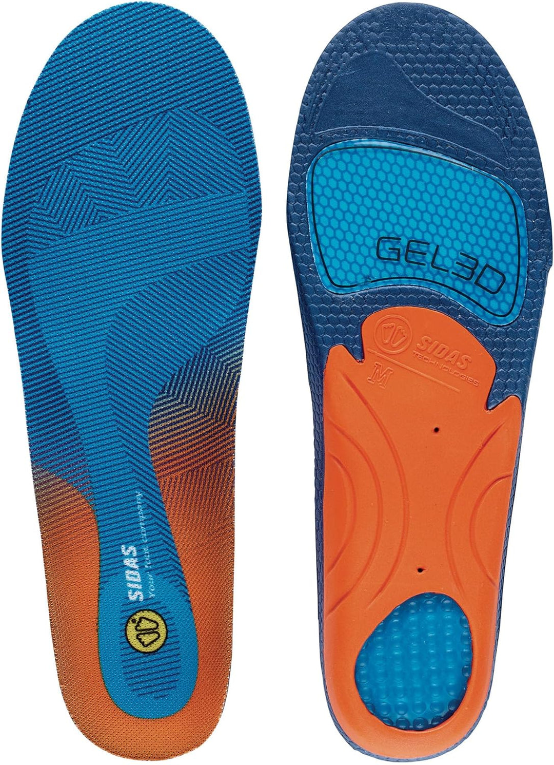 Sidas Gel 3D Cushioning Insoles XL (44-45) Blue, XL (44-45) Blue