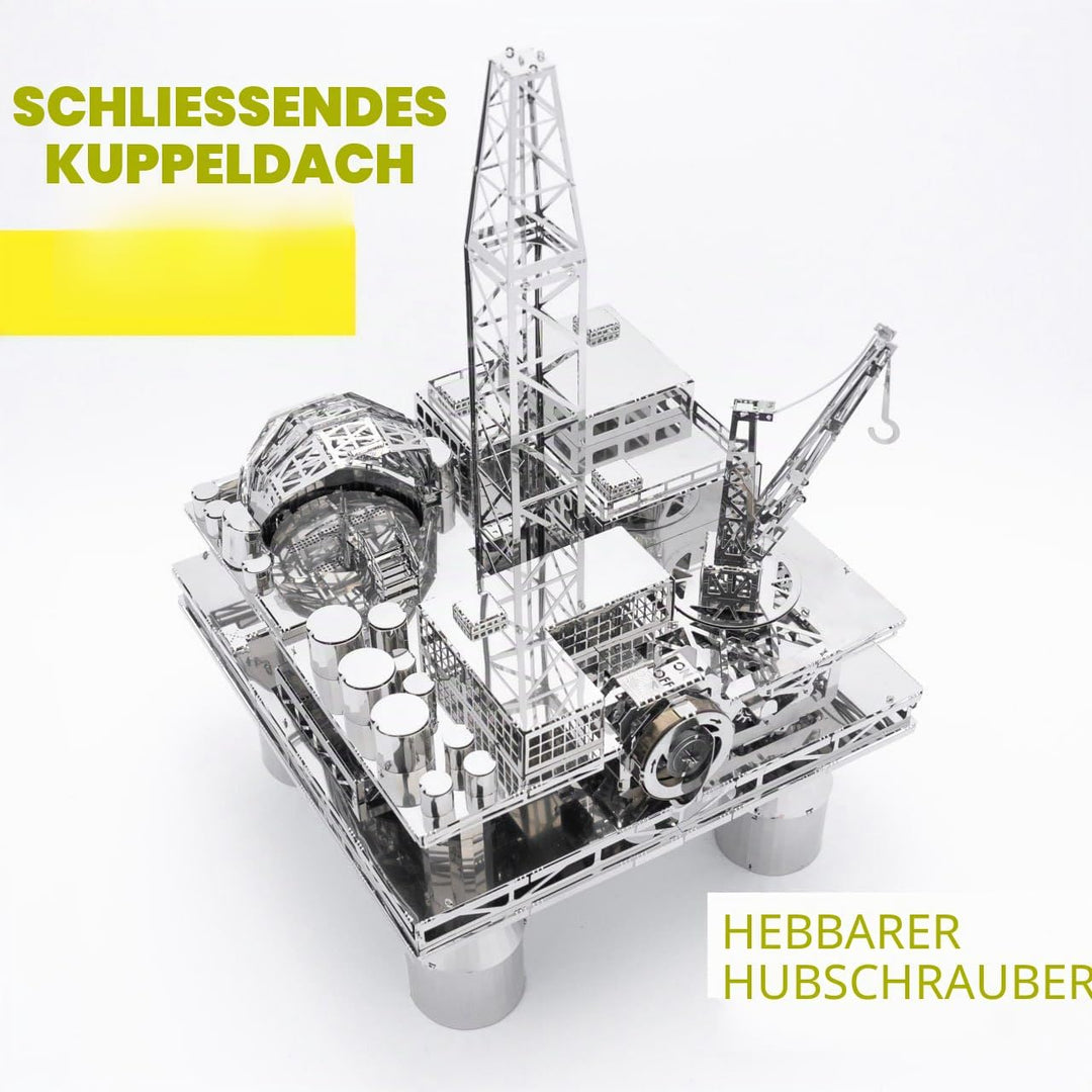 Offshore Drilling Rig Model, Metal Model Kits, Offshore Platform, 3D Metal Puzzle, Treasure Finder 3