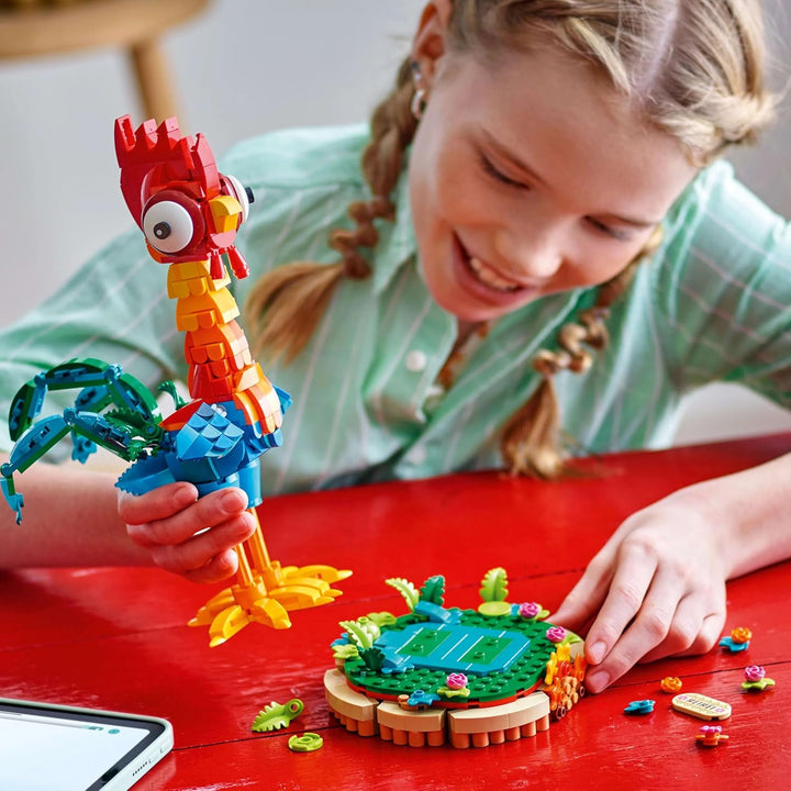 LEGO ǀ Disney Vaiana 2 Heihei - Spielset mit baubarer Tierfigur - Bauspielzeug für Filmfans - Fantas