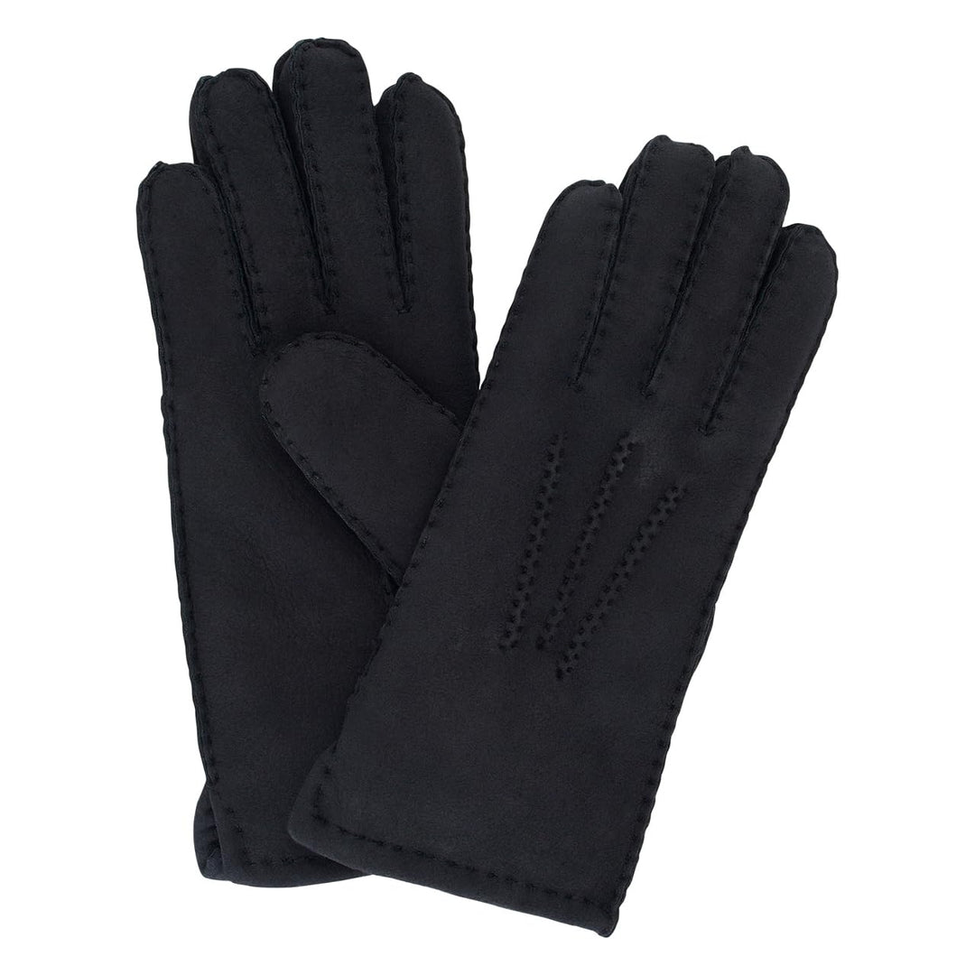 Lammfell Handschuhe für Damen - 100% Lammfell - warme Winterhandschuhe - Farben: schwarz und braun -