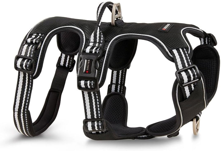 Wolters Geschirr Active Pro No Escape, Grösse:40-47.5 cm, Farbe:schwarz/Silber 40 - 47.5 cm schwarz/