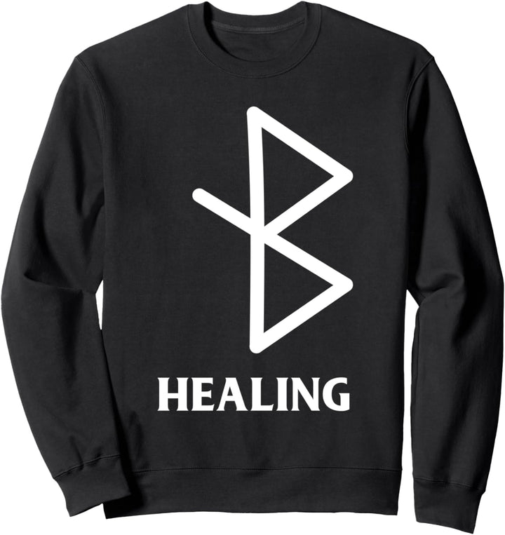 Wikinger-Heilsymbol Runen Elder Futhark Sweatshirt