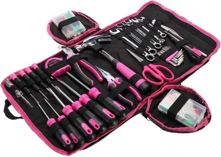 SIXTOL HOME PINK 120 BAG Werkzeugset in einer Tasche | Für den Heimgebrauch Pink Bag 120, Pink Bag 1