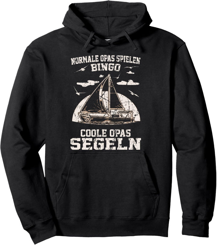 Coole Opas Segeln Opa Rentner Segler Geschenke Pullover Hoodie